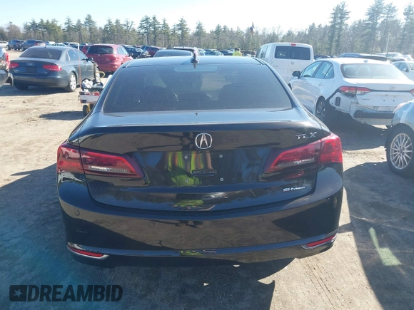 2016 Acura TLX Advance with VIN 19UUB3F70GA004153, listed as a IAAI auction lot 41802420 with 96,501 mi miles and . Bid and sale history available at DreamBid. Image 16.