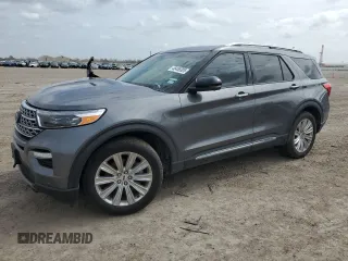 2023 Ford Explorer Limited with VIN 1FMSK7FH1PGA15693, listed as a Copart auction lot 46458305 with 35,295 mi miles and Salvage Title. Bid and sale history available at carsss.com. Image 1.