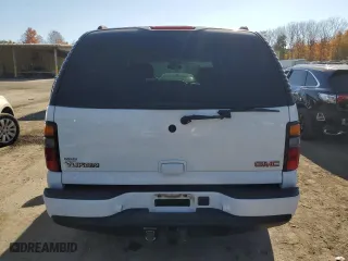 2005 GMC Yukon Denali with VIN 1GKEK63U75J163204, listed as a Copart auction lot 77300834 with 92,096 mi miles and Salvage Title. Bid and sale history available at carsss.com. Image 6.