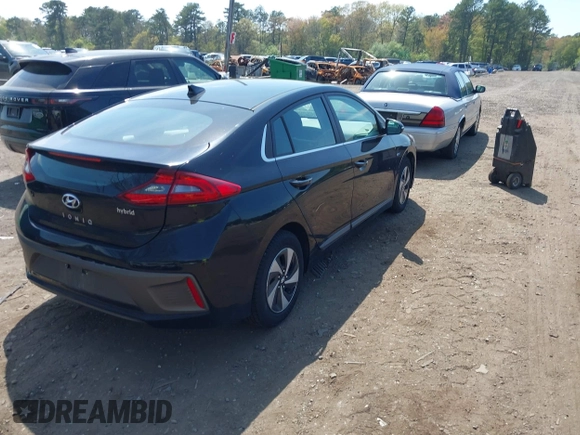 2019 Hyundai Ioniq SEL with VIN KMHC75LC0KU128967, listed as a IAAI auction lot 42190437 with 124,938 mi miles and . Bid and sale history available at DreamBid. Image 4.