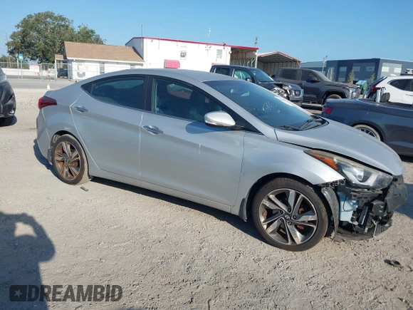 2015 Hyundai Elantra SE z VIN 5NPDH4AE4FH610961, wystawiony jako IAAI lot #42134698 z przebiegiem 72 591 mil mil oraz . Historia ofert i sprzedaży dostępna na DreamBid. Obrazek 1.