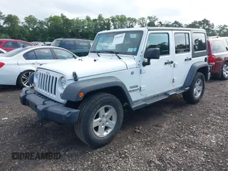 2016 Jeep Wrangler Unlimited Sport z VIN 1C4HJWDG7GL166003, wystawiony jako IAAI lot #42549551 z przebiegiem 96 760 mil mil oraz . Historia ofert i sprzedaży dostępna na DreamBid. Obrazek 2.