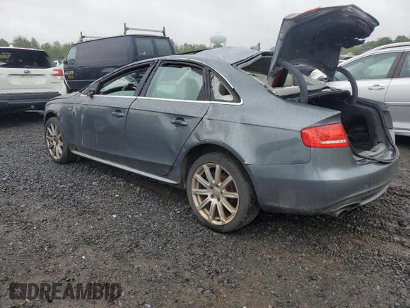 2012 Audi A4 Premium Plus с VIN WAUHFAFL7CN014829, выставлен на аукционе Copart как лот 57754855 с пробегом Не указан миль и Списание • Salvage title. История ставок и продаж доступна на DreamBid. Изображение 2.