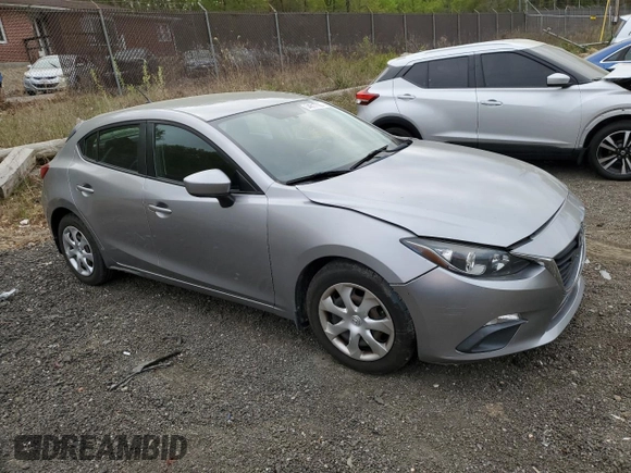 2015 Mazda 3 i Sport with VIN 3MZBM1K7XFM204062, listed as a Copart auction lot 54017735 with 89,110 mi miles and Salvage Title. Bid and sale history available at DreamBid. Image 4.