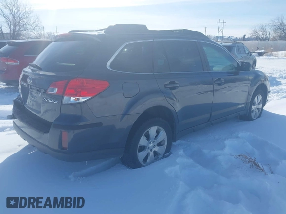 2010 Subaru Outback Limited with VIN 4S4BRBJC6A3345726, listed as a IAAI auction lot 41540250 with 210,780 mi miles and . Bid and sale history available at DreamBid. Image 4.