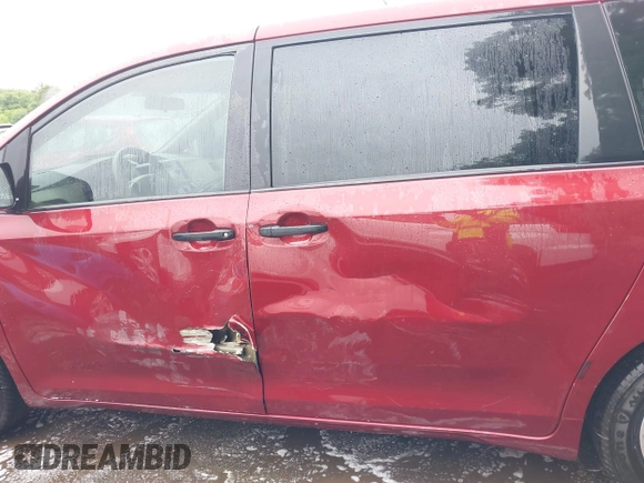 2014 Toyota Sienna L with VIN 5TDZK3DC0ES457242, listed as a IAAI auction lot 42307360 with 86,857 mi miles and . Bid and sale history available at DreamBid. Image 14.