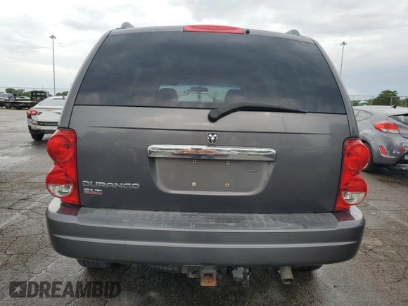2004 Dodge Durango SLT z VIN 1D4HB48N14F168496, wystawiony jako Copart lot #59863915 z przebiegiem 99 629 mil mil oraz Szkoda całkowita • Salvage title. Historia ofert i sprzedaży dostępna na DreamBid. Obrazek 6.