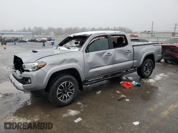 2021 Toyota Tacoma 4WD SR5 with VIN 3TMDZ5BN7MM105408, listed as a Copart auction lot 45128645 with 0 mi miles and Salvage Title. Bid and sale history available at carsss.com. Image 1.