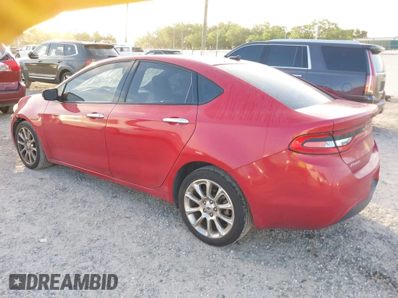 2013 Dodge Dart Limited with VIN 1C3CDFCA0DD331396, listed as a IAAI auction lot 41956511 with 90,253 mi miles. Bid and sale history available at carsss.com. Image 3.