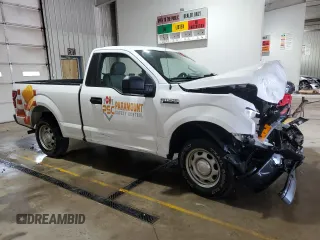 2019 Ford F-150 XL with VIN 1FTMF1CB5KKE68610, listed as a Copart auction lot 57158525 with Not provided miles and Salvage title. Bid and sale history available at DreamBid. Image 4.