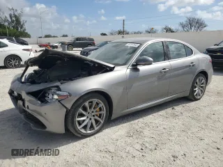 2017 Alfa Romeo Giulia with VIN ZARFAEDN3H7550764, listed as a Copart auction lot 54197545 with 41,996 mi miles and Salvage title. Bid and sale history available at DreamBid. Image 1.