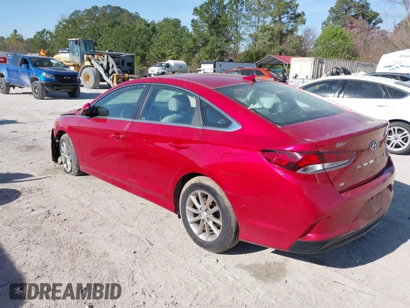 2019 Hyundai Sonata SE with VIN 5NPE24AF3KH753232, listed as a IAAI auction lot 41843557 with 52,996 mi miles and . Bid and sale history available at carsss.com. Image 3.