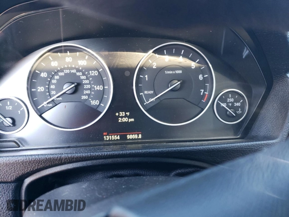 2014 BMW 3 Series 328i xDrive with VIN WBA3B5G55ENS09912, listed as a Copart auction lot 86159934 with 131,554 mi miles and Salvage Title. Bid and sale history available at DreamBid. Image 9.