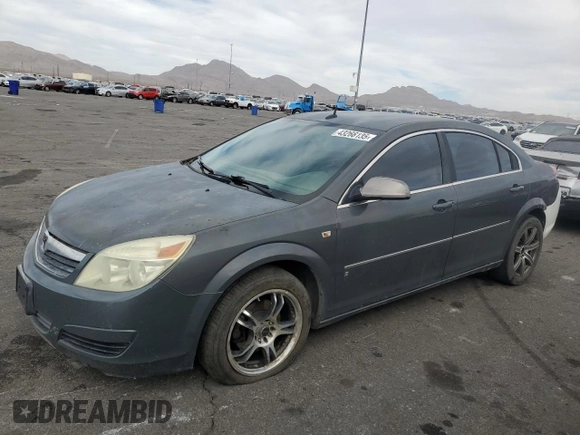 2007 Saturn Aura XE with VIN 1G8ZS57N77F147594, listed as a Copart auction lot 43266135 with 166,865 mi miles and Salvage Title. Bid and sale history available at DreamBid. Image 1.