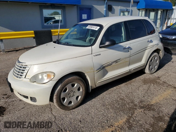 2006 Chrysler PT Cruiser Touring with VIN 3A4FY58B66T245641, listed as a Copart auction lot 60982415 with Not provided miles and Salvage title. Bid and sale history available at DreamBid. Image 1.