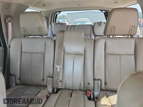 2013 Ford Expedition Limited с VIN 1FMJU1K59DEF23089, выставлен на аукционе Copart как лот 63058345 с пробегом 218 354 миль миль и Списание • Salvage title. История ставок и продаж доступна на DreamBid. Изображение 10.