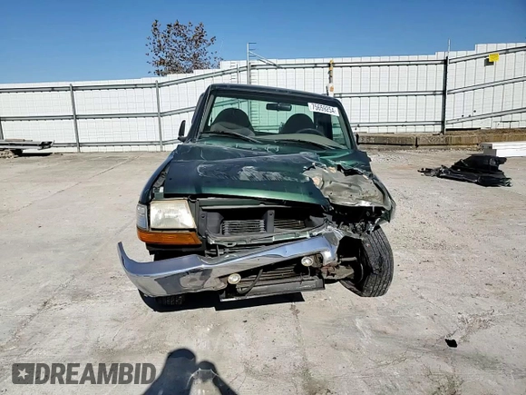 1999 Ford Ranger XL with VIN 1FTYR10VXXUA28191, listed as a Copart auction lot 75659254 with 72,719 mi miles and Salvage Title. Bid and sale history available at carsss.com. Image 10.