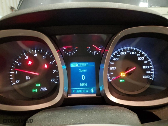 2015 Chevrolet Equinox LT with VIN 2GNFLFEK5F6186592, listed as a Copart auction lot 50006625 with 120,913 mi miles and Clean Title. Bid and sale history available at carsss.com. Image 9.