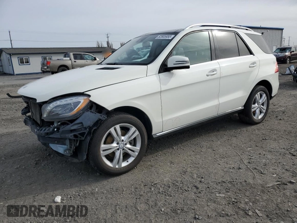 2013 Mercedes-Benz M 350 with VIN 4JGDA2EB2DA221051, listed as a Copart auction lot 52805955 with 136,797 mi miles and Salvage title. Bid and sale history available at DreamBid. Image 1.