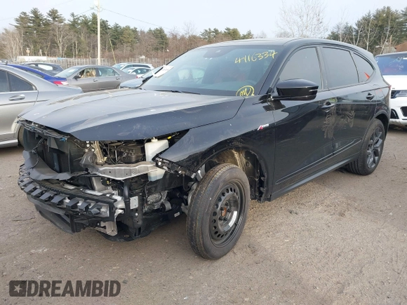2024 Acura MDX w/A-Spec Package with VIN 5J8YE1H00RL030109, listed as a IAAI auction lot 41163634 with 25,054 mi miles. Bid and sale history available at carsss.com. Image 19.