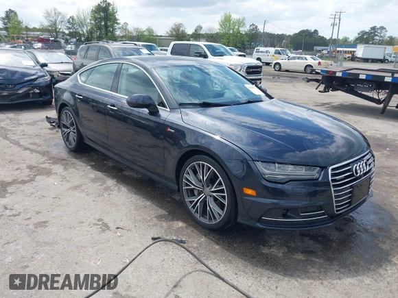 2018 Audi A7 Prestige with VIN WAU23AFC3JN057141, listed as a IAAI auction lot 42039747 with 66,095 mi miles. Bid and sale history available at carsss.com. Image 1.