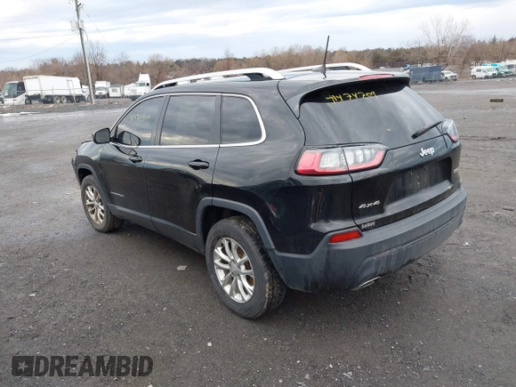 2019 Jeep Cherokee Latitude with VIN 1C4PJMCX7KD230450, listed as a IAAI auction lot 41474709 with 172,684 mi miles. Bid and sale history available at carsss.com. Image 3.