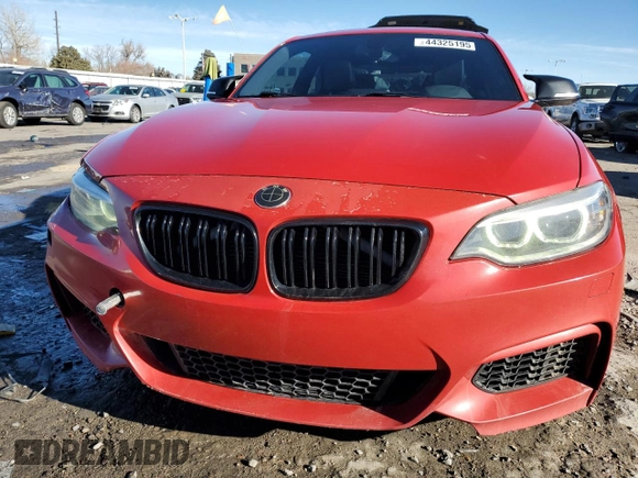2015 BMW 2 Series M235i xDrive with VIN WBA1J9C52FVX99298, listed as a Copart auction lot 44325195 with 120,545 mi miles and Salvage Title. Bid and sale history available at carsss.com. Image 5.