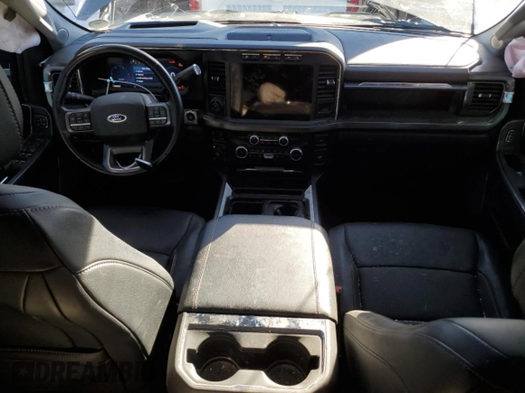 2023 Ford F-350 XL with VIN 1FT8W3BM0PEC08475, listed as a Copart auction lot 43587265 with 38,805 mi miles and Salvage title. Bid and sale history available at DreamBid. Image 8.