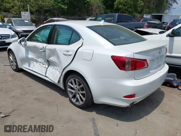 2012 Lexus IS 250 z VIN JTHCF5C24C5059032, wystawiony jako IAAI lot #42413058 z przebiegiem 210 255 mil mil oraz . Historia ofert i sprzedaży dostępna na DreamBid. Obrazek 3.