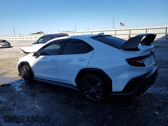 2022 Subaru WRX Limited with VIN JF1VBAL62N9007885, listed as a Copart auction lot 84432524 with 32,580 mi miles and Salvage Title. Bid and sale history available at DreamBid. Image 2.