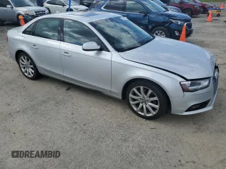 2013 Audi A4 Premium Plus with VIN WAUFFAFL9DN027798, listed as a Copart auction lot 56039275 with 160,521 mi miles and Non repairable. Bid and sale history available at DreamBid. Image 4.