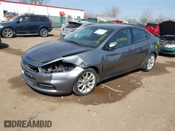 2013 Dodge Dart Rallye with VIN 1C3CDFBH7DD233397, listed as a IAAI auction lot 41779549 with 216,721 mi miles. Bid and sale history available at carsss.com. Image 18.