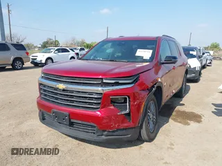 2024 Chevrolet Traverse FWD LT with VIN 1GNERGKS4RJ141560, listed as a IAAI auction lot 41190718 with 8,286 mi miles and . Bid and sale history available at DreamBid. Image 2.