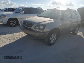 2000 Lexus RX 300 with VIN JT6HF10U7Y0105891, listed as a Copart auction lot 74703174 with 0 mi miles and Non Repairable. Bid and sale history available at carsss.com. Image 1.