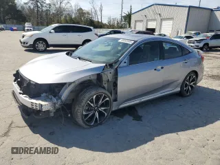 2019 Honda Civic Si with VIN 2HGFC1E57KH707236, listed as a Copart auction lot 48892695 with 85,467 mi miles and Salvage Title. Bid and sale history available at DreamBid. Image 1.