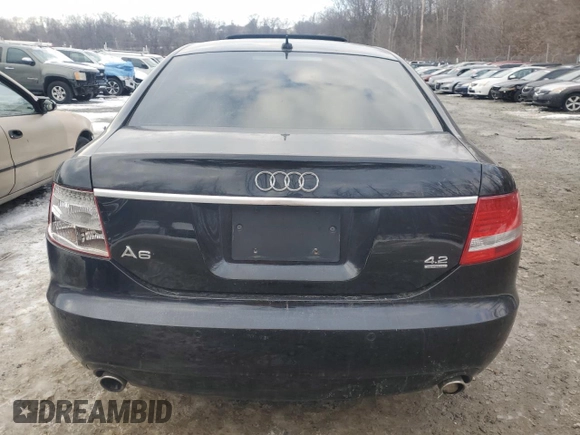 2008 Audi A6 z VIN WAUDV74F68N154086, wystawiony jako Copart lot #42341265 z przebiegiem Nie podano mil oraz Szkoda całkowita • Salvage title. Historia ofert i sprzedaży dostępna na DreamBid. Obrazek 6.