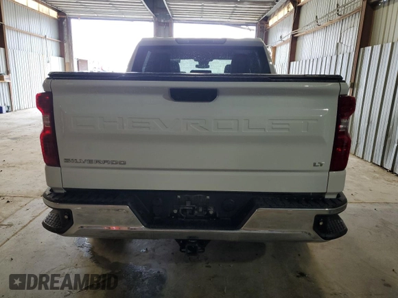 2023 Chevrolet Silverado 1500 LT with VIN 1GCUDDED8PZ259317, listed as a Copart auction lot 51103695 with 17,050 mi miles and Salvage Title. Bid and sale history available at carsss.com. Image 6.