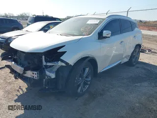 2024 Nissan Murano Platinum with VIN 5N1AZ2DS5RC108736, listed as a IAAI auction lot 42029826 with 18,026 mi miles and . Bid and sale history available at DreamBid. Image 21.