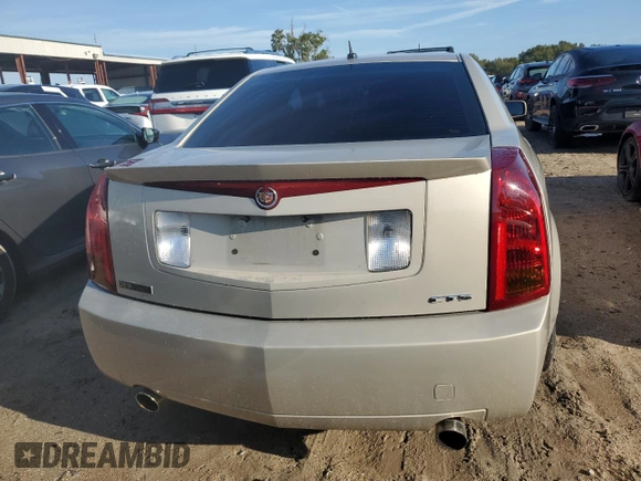 2007 Cadillac CTS with VIN 1G6DP577X70135657, listed as a Copart auction lot 74040164 with 0 mi miles and Salvage Title. Bid and sale history available at carsss.com. Image 6.