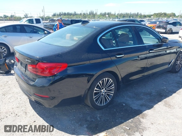 2017 BMW 5 Series 540i with VIN WBAJE5C3XHG915544, listed as a IAAI auction lot 41741911 with 89,602 mi miles and . Bid and sale history available at carsss.com. Image 4.