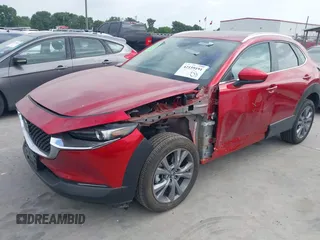 2025 Mazda CX-30 S Carbon Edition with VIN 3MVDMBCM8SM793580, listed as a IAAI auction lot 42159191 with 3,857 mi miles and . Bid and sale history available at DreamBid. Image 2.