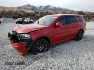 2015 Dodge Durango R/T with VIN 1C4SDJCT2FC132998, listed as a Copart auction lot 43285075 with 134,031 mi miles and Salvage Title. Bid and sale history available at carsss.com. Image 1.