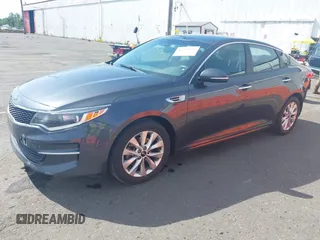 2017 Kia Optima LX with VIN 5XXGT4L38HG141170, listed as a IAAI auction lot 42338671 with 109,754 mi miles and . Bid and sale history available at DreamBid. Image 2.