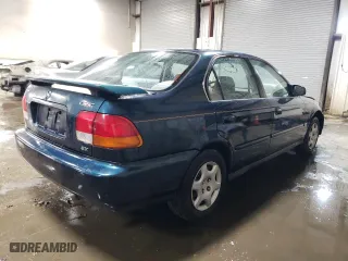 1998 Honda Civic EX with VIN 1HGEJ8649WL012457, listed as a Copart auction lot 76780314 with 150,709 mi miles and Salvage Title. Bid and sale history available at carsss.com. Image 3.