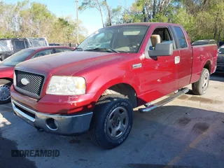 2006 Ford F-150 STX with VIN 1FTRX14W26KB61678, listed as a IAAI auction lot 42043784 with 134,451 mi miles. Bid and sale history available at carsss.com. Image 2.