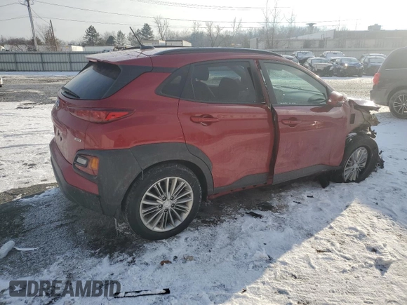 2020 Hyundai Kona SEL with VIN KM8K2CAA9LU588534, listed as a Copart auction lot 88657985 with 47,043 mi miles and Salvage Title. Bid and sale history available at carsss.com. Image 3.