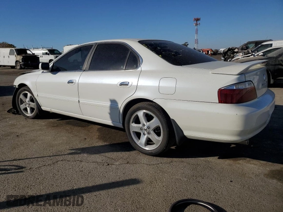 2003 Acura TL Type S with VIN 19UUA56893A018537, listed as a Copart auction lot 79111174 with 0 mi miles and Salvage Title. Bid and sale history available at carsss.com. Image 2.