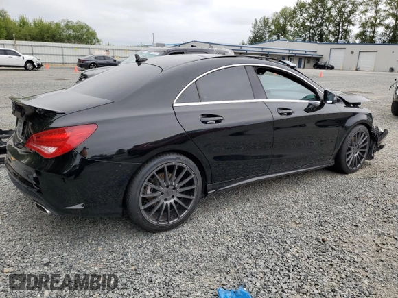 2014 Mercedes-Benz CLA 250 with VIN WDDSJ4EB2EN127758, listed as a Copart auction lot 62416755 with 93,055 mi miles and Salvage title. Bid and sale history available at DreamBid. Image 3.