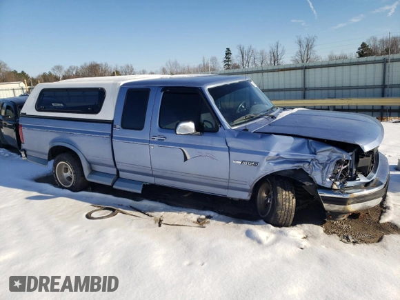 1996 Ford F-150 with VIN 1FTEX15H1TKA36441, listed as a Copart auction lot 41591545 with 180,194 mi miles and Salvage Title. Bid and sale history available at carsss.com. Image 4.