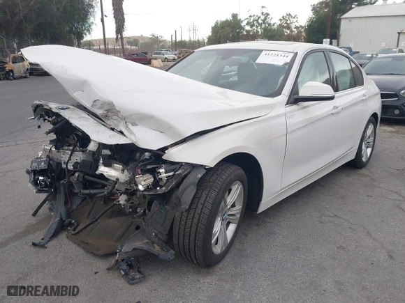 2018 BMW 3 Series 330i with VIN WBA8B9G54JNU58256, listed as a IAAI auction lot 41221344 with 65,698 mi miles. Bid and sale history available at carsss.com. Image 19.
